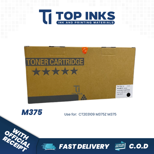 Top Inks 1PC CT203109 M375Z M375 Toner Cartridge for Fuji Drum Unit