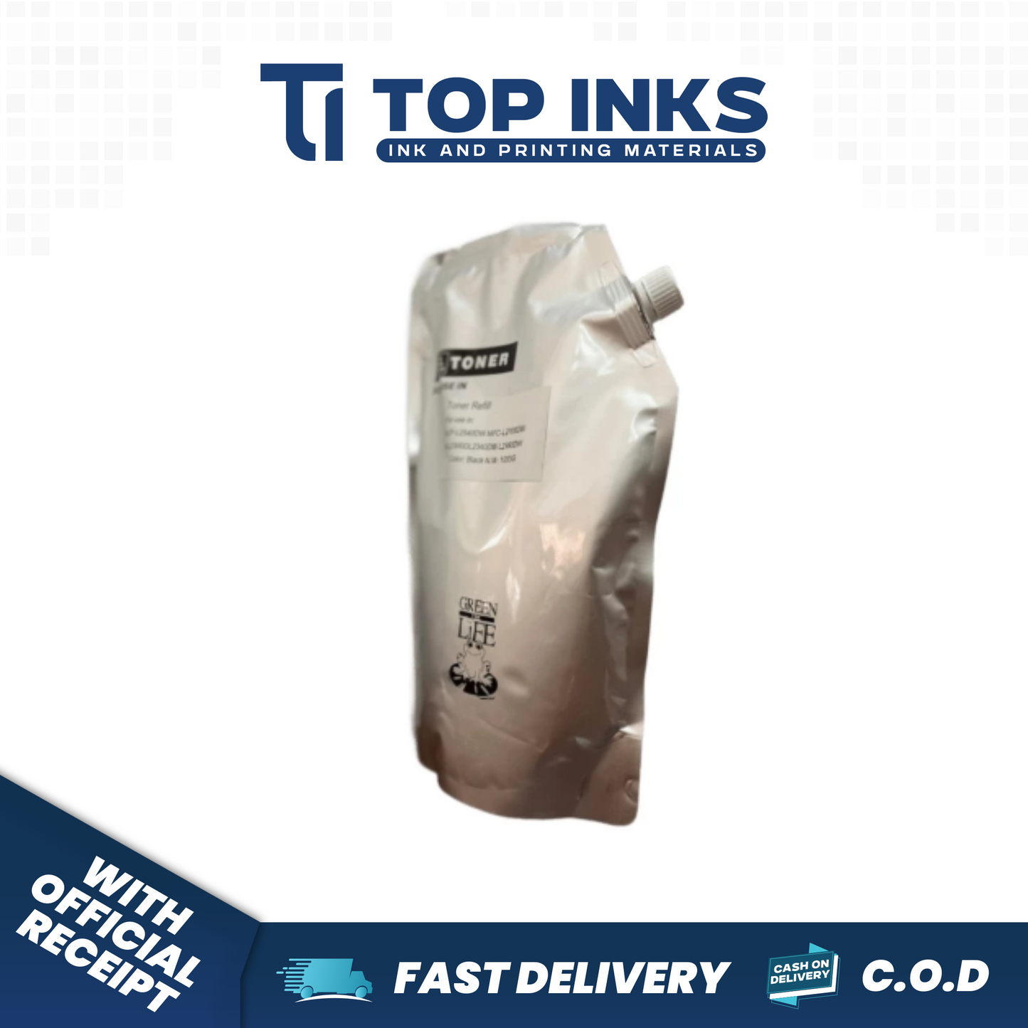 Top Inks Toner Powder Refill for Brother toner 1kg for DCP L2540 L2540DW L2550  HL1110