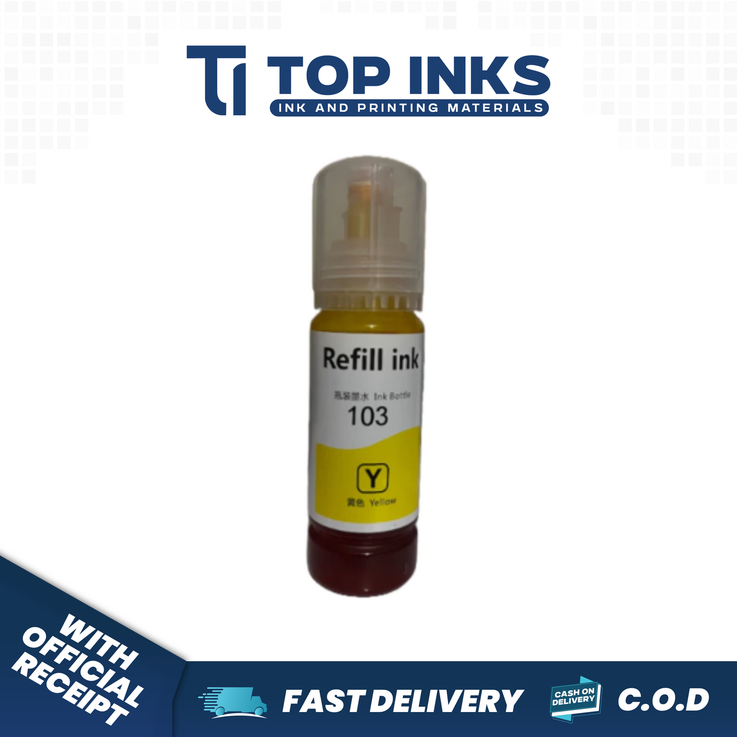 Top Inks 103 Ink 65ml for Printer L1110/3100/3101/3110/3210/3216/3150/3250/3251/5190