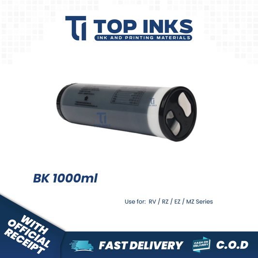 Top Inks 1PC Black Ink 1000ml Duplicator